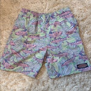 Vineyard Vines Pastel Fish Pattern Shorts